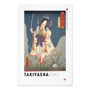 ukiyoe - Takiyasha hime - Japanse goochelaar - Foto Afdruk