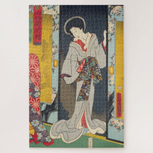 ukiyoe - Toyokuni - No.10 Ama Myōchin - Legpuzzel