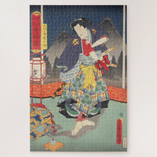 ukiyoe - Toyokuni - No.12 tengukozō Kiritarō - Legpuzzel