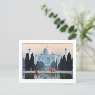 ukiyoe - Yoshida - 03 - Taj Mahal in Morning Mist Briefkaart