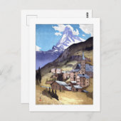 ukiyoe - Yoshida - 04 - Matterhorn - Briefkaart (Voorkant / Achterkant)