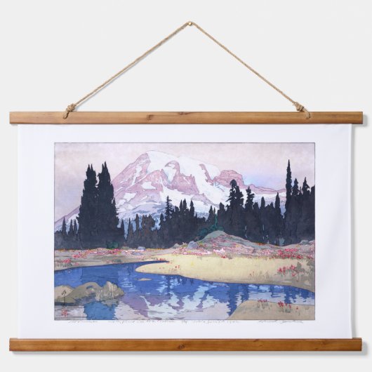 ukiyoe - Yoshida - 07 - Mount Rainier - Hangend Wandkleed (Voorkant)