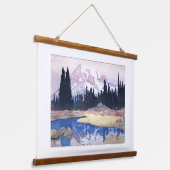 ukiyoe - Yoshida - 07 - Mount Rainier - Hangend Wandkleed (Gebogen)