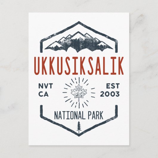Ukkusiksalik National Park Canada Briefkaart (Voorkant)