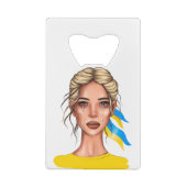 Ukrain Stop War Blonde Hair (Dos)