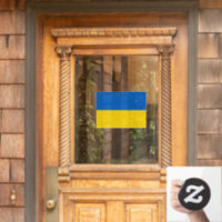 Ukraine Clin, Panneau de fenêtre, Drapeau ukrainie