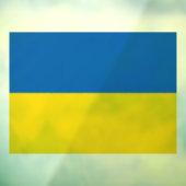 Ukraine Clin, Panneau de fenêtre, Drapeau ukrainie (Feuille 3)