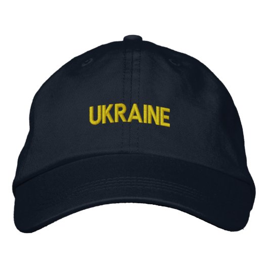 Ukraine Conception patriotique Casquette de baseba (Devant)