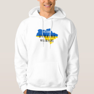 Ukraine Couleurs Victoire Overlay Sweat à Capuche 