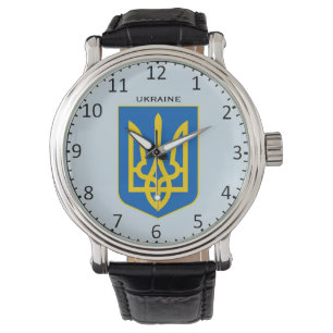 Ukraine Crest Custom Wristwatch Horloge