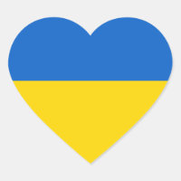 Ukraine Drapeau national ukrainien  Autocollant en