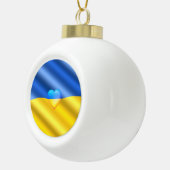 Ukraine Drapeau ornement de Noël - Liberté Paix (Droite)