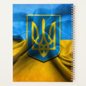 Ukraine Drapeau Tryzub Trident Blue Gold 2 Planner (Dos)
