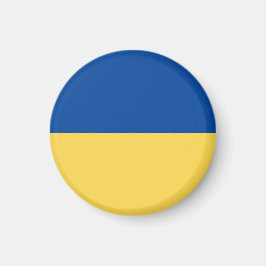 UKRAINE FLAG BUTTON MAGNET MAGNEET