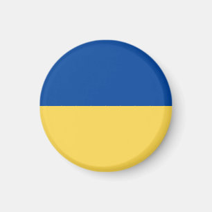 UKRAINE FLAG BUTTON MAGNET MAGNEET