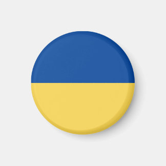 UKRAINE FLAG BUTTON MAGNET MAGNEET