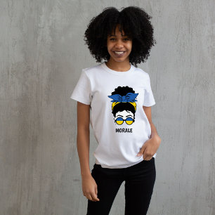 Ukraine Flag Girl Support ukrainien Kiev T-shirt
