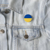 UKRAINE FLAG RONDE BUTTON 3,2 CM (In situ)
