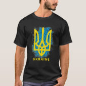 UKRAINE FLAG SYMBOOL T-SHIRT (Voorkant)