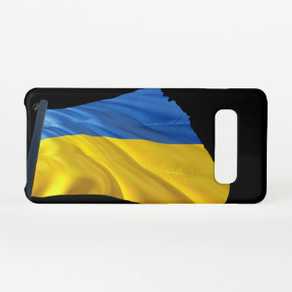 Ukraine Flag - War, Politics, Suffering Samsung Galaxy S10 Hoesje
