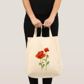 Ukraine "fleur de pavot" sac fourre-tout de paix c (Devant (produit))