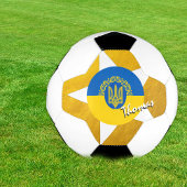 Ukraine Football & Gold drapeau ukrainien
