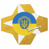 Ukraine Football & Gold drapeau ukrainien (Plat)