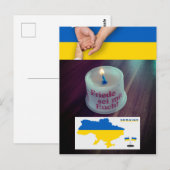 Ukraine Friede sei mit euch Briefkaart (Voorkant / Achterkant)