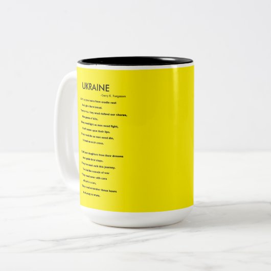UKRAINE Mug (Devant gauche)