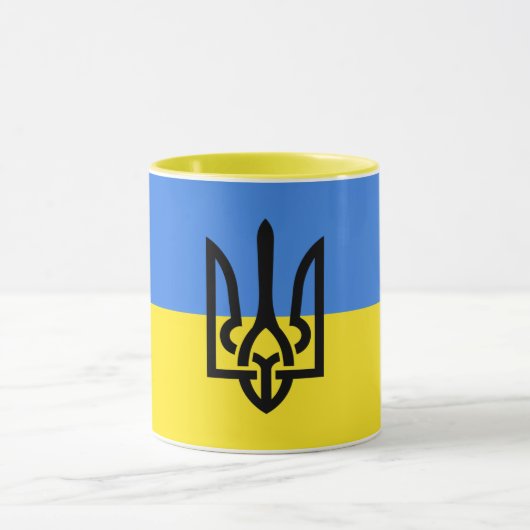 Ukraine Mug drapeau ukrainien - Liberté Mug (Centre)