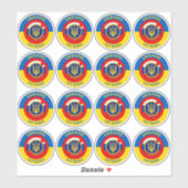 Ukraine - Pas Russie Sticker (Feuille)
