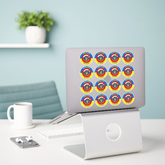 Ukraine - Pas Russie Sticker (Ordinateur portable sur le bureau)