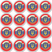 Ukraine - Pas Russie Sticker (Devant)