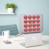 Ukraine - Pas Russie Sticker (Ordinateur portable sur le bureau)