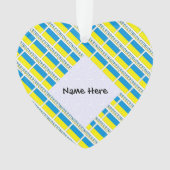 Ukraine Pavillon ukrainien Carrelage noir Personna (devant)