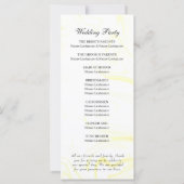 Ukraine Programme de mariage aquarelle (Dos)