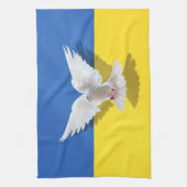 Ukraine Serviette de cuisine Dove de la paix - Lib (Vertical)
