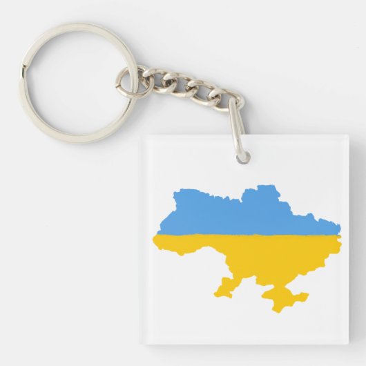 Ukraine Sleutelhanger (voorkant)