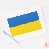 Ukraine* Sticker pour drapeau (Enveloppe)
