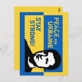 Ukraine – stoppt den sinnlosen Krieg! Briefkaart (Voorkant / Achterkant)
