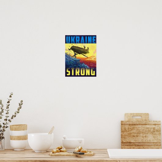 UKRAINE STRONG - poster (Cuisine)