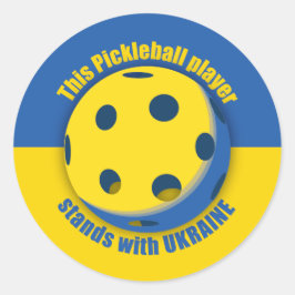Ukraine Support Ronde Sticker