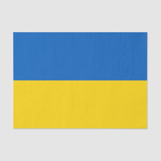 Ukraine tissue paper, Ukrainian Flag tissue paper Tissuepapier (Voorkant)
