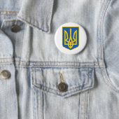 UKRAINE-TRIDENT RONDE BUTTON 5,7 CM (In situ)