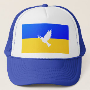 Ukraine Trucket Casquettes Peace Dove soutien à la
