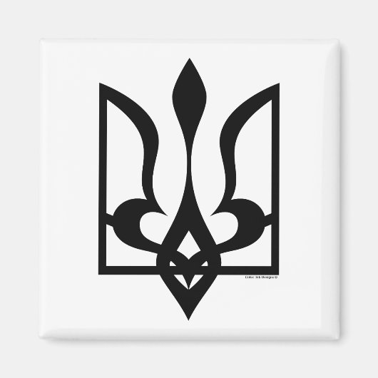 Ukraine / Tryzub - Magnet (Devant)