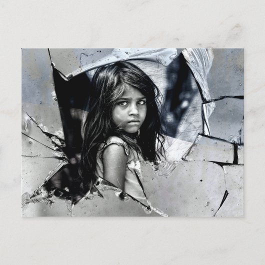 Ukraine War on Children Briefkaart (Voorkant)