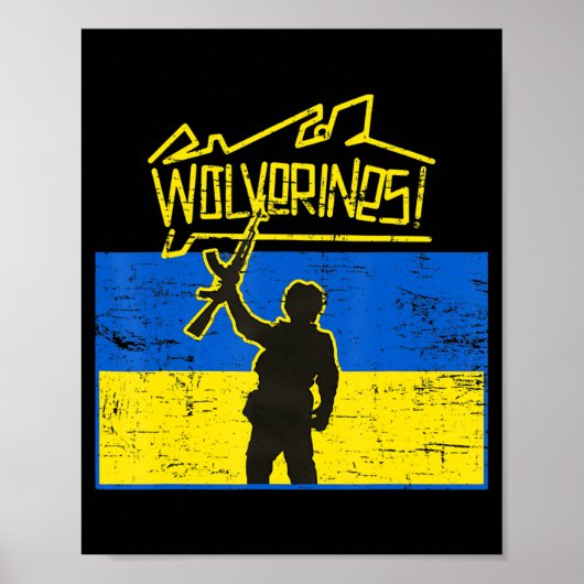 Ukraine Wolverines Poster (Voorkant)
