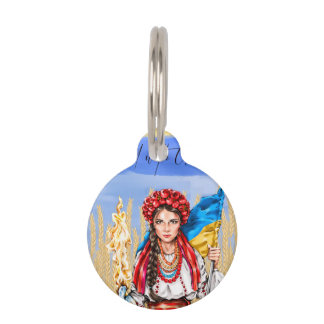 Ukraine Woman Support Drawstring Bag Notitieboek d Huisdierpenning