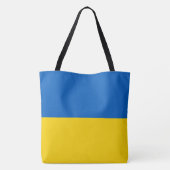 Ukrainian flag with coat of arms draagtas (Achterkant)
